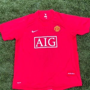 Manchester United men’s 2008-09 #7 Cristiano Ronaldo jersey size medium M